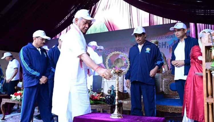 Lt Governor Leads International Yoga Day Celebration with Mass Yoga Demonstration in Srinagar