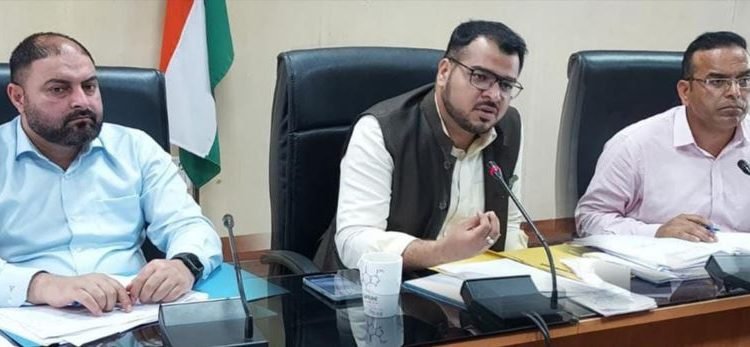 DC Poonch reviews progress of developmental Works