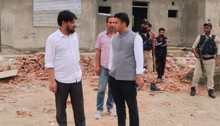 DC Kulgam inspects physical progress of several development projects