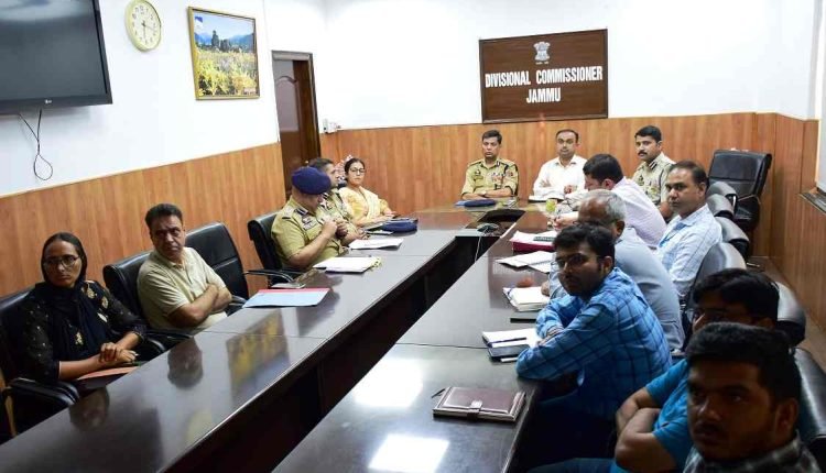 Div Com, ADGP Jammu review traffic management Plan for Shri Amarnath Ji Yatra 