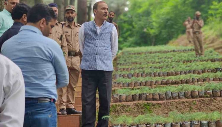 PCCF reviews working of Forest Department in Lidder & Anantnag Forest Divisions