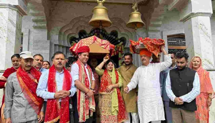 Three-day long traditional Sarthal Devi Yatra begins with religious fervor
