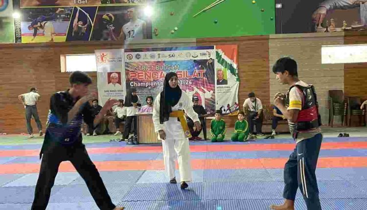 Two days District Budgam Pencak silat Championship Inaugurated at Indoor Sports Stadium Budgam .