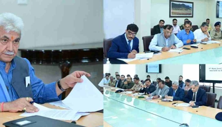 Lt Governor Manoj Sinha Leads Efforts to Counter Drug Abuse in Jammu and Kashmir