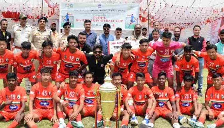 Interstate U17 Boys CVPPL Kishtwar Football Cup 2023 concludes