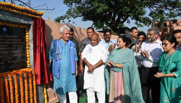 Lt Governor Manoj Sinha Commends Development Efforts in Garkhal Border Village Panchayat, Jammu