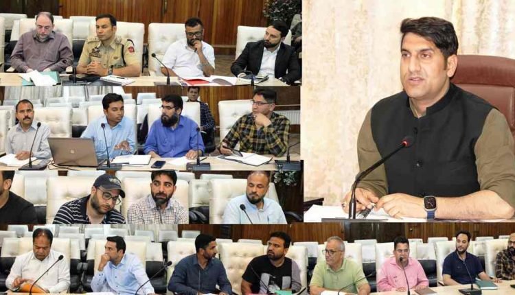 DC Srinagar reviews progress of implementation of National Clean Air Programme (NCAP)