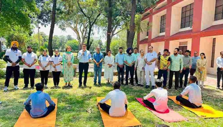 Government Polytechnic College Jammu Promotes Yoga Awareness with Iconic Yoga Camp
