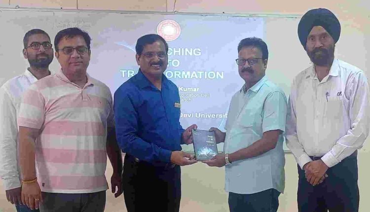Dr. Sanjay Kumar's Lecture on Teaching to Transformation: A Paradigm Shift in Education