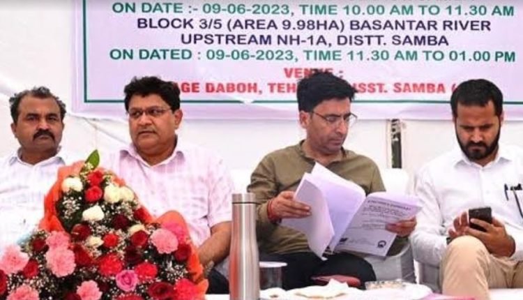 J&K Pollution Control Committee conducts public hearing at village Daboh Samba