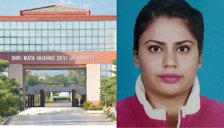 Ms. Rohini Raina, SMVDU Scholar's Research Recognized with Best Paper Award at International Conference