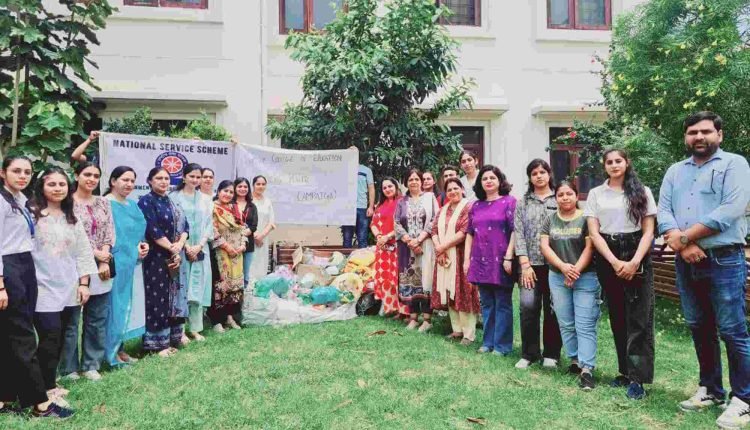 NSS Unit of GCOE Jammu Collaborates with IPCA for Plastic Waste Awareness Programme