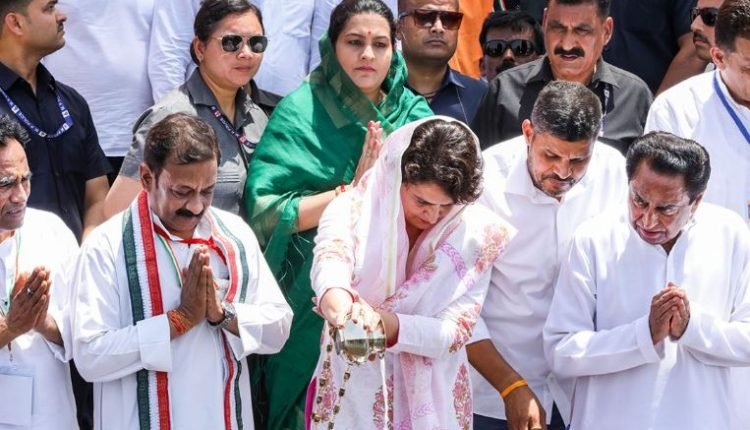 Priyanka Gandhi Launches Scathing Attack on BJP Government in Madhya Pradesh, Highlights Corruption and Lack of Jobs