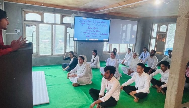 GDC Dudu Basantgarh Commemorates International Yoga Day with Staff and Students