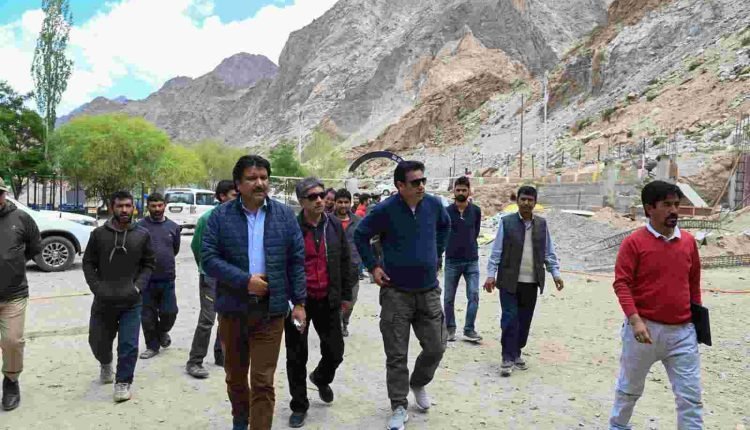 CEC Feroz Khan visits Batalik, Chulichan, takes assessment of developmental works
