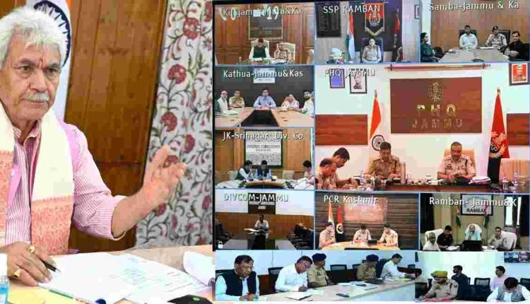 Lt Governor reviews Traffic Management and Comprehensive Mobility Plan for Shri Amarnath Ji Yatra