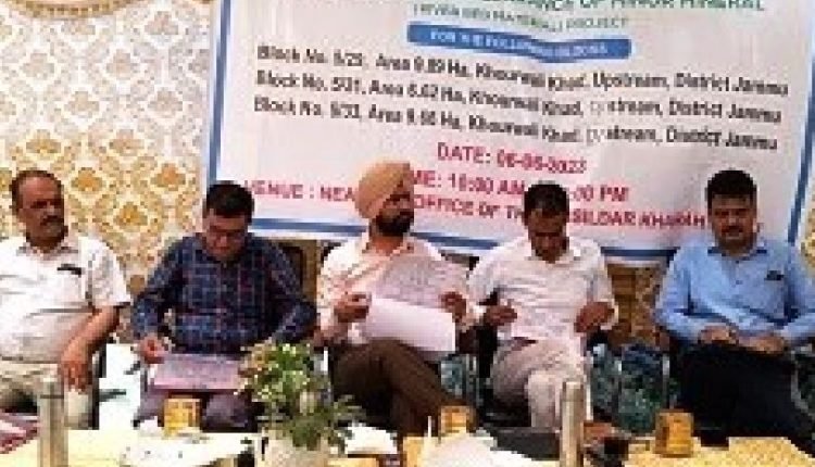 JKPCC conducts Public Hearing at Kharah Balli