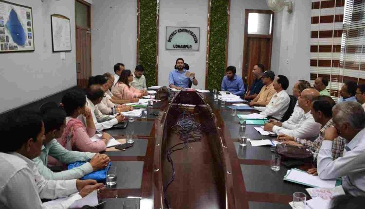 DC Udhampur reviews working of Education department
