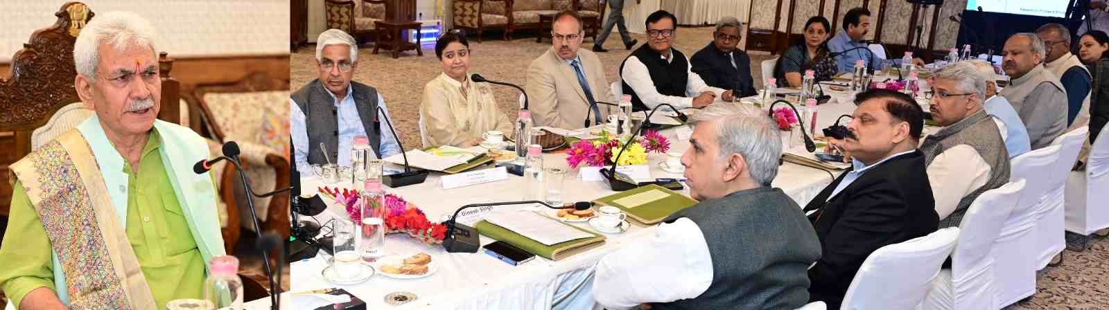 Lt Governor chairs J&K Higher Education Council meeting