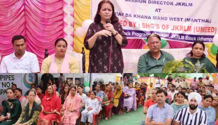 MD JKRLM inaugurates Dogra Haat- "DOGRAY DA KHANA" -at Mand west Manthal