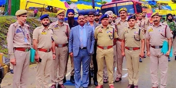 Director F&ES reviews Fire Safety arrangements for ongoing Shri AmarnathJi Yatra