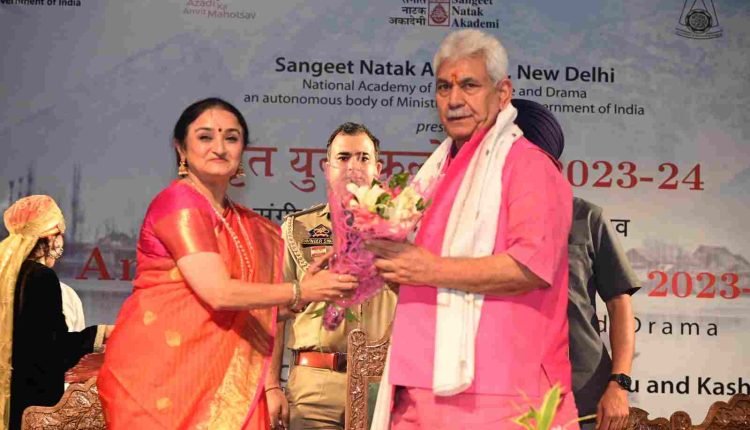 Lt Governor Manoj Sinha inaugurates 3-day long Amrit Yuva Kalotsav at Srinagar