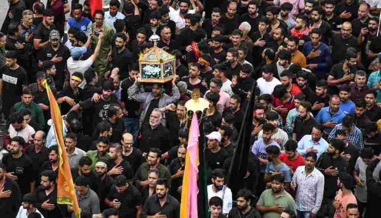 8th Muharram procession taken out on the traditional route in Kashmir valley after 34 years