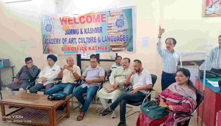 JKAACL Kathua organises Hindi Kavita Sammelan