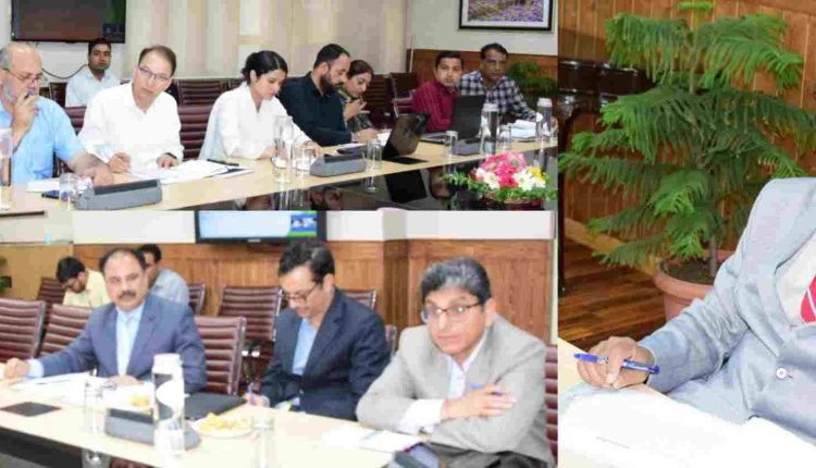 Chief Secretary, Dr Arun Kumar Mehta for universal screening of UT population for NCD