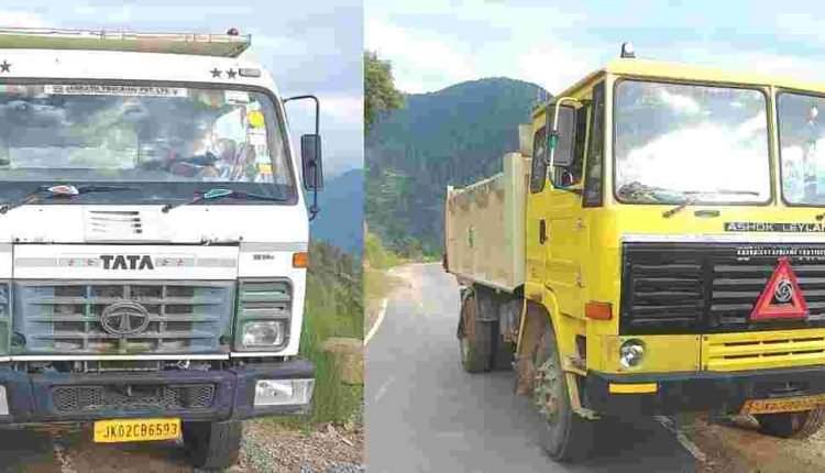 3 vehicles involved in illegal mining seized in Bhalla area