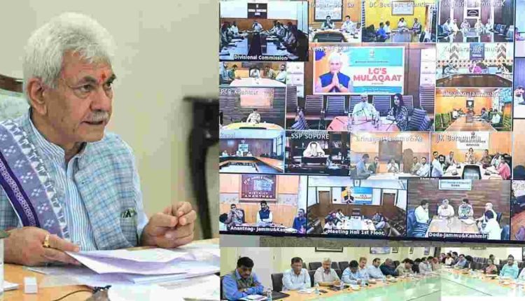 LG’s Mulaqaat : Lt Governor interacts with the citizens, addresses their grievances