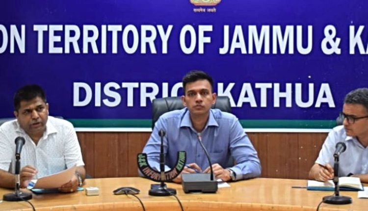 DC Kathua reviews arrangements for JJM Fortnight celebrations