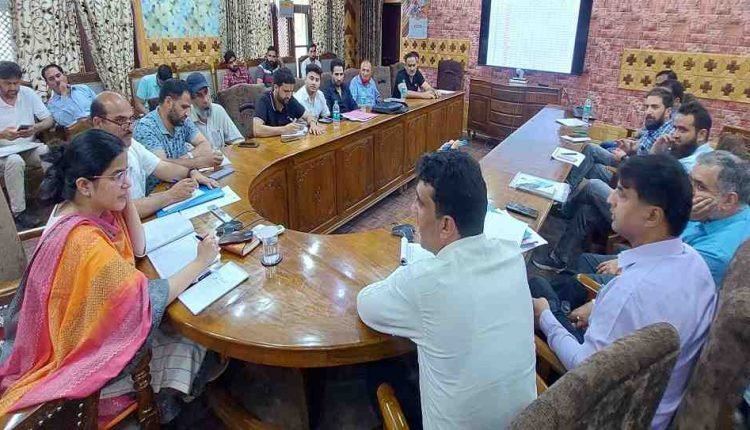 DDC Kupwara reviews progress of various schemes under Rural Development sector