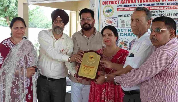 4th Yogasana Sports Championship organised at Kathua