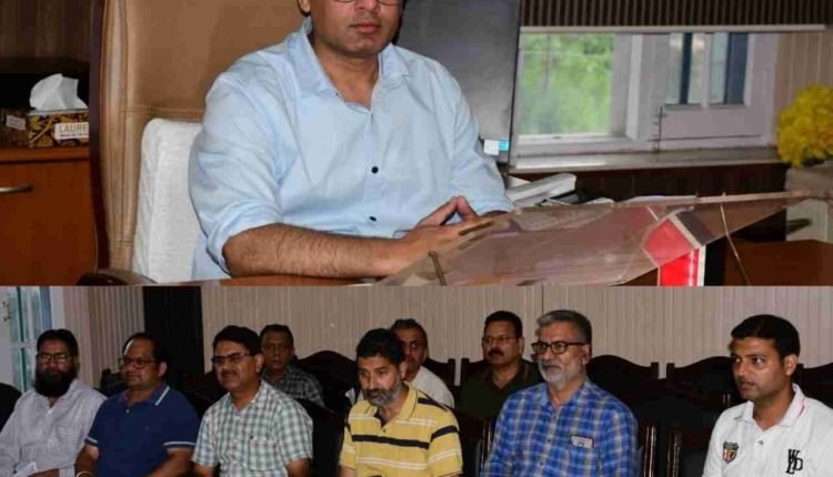 Deputy Commissioner Rajouri reviews execution of power sector projects