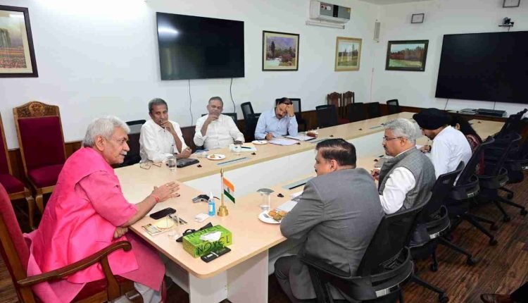 Lt Governor Leads Discussion on Cyber Security and Knowledge-Based Industries in Jammu and Kashmir