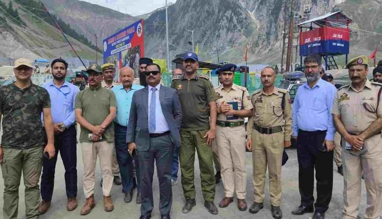 Director F&ES visits Baltal, takes stock of safety arrangements for ongoing Shri Amarnathji Yatra