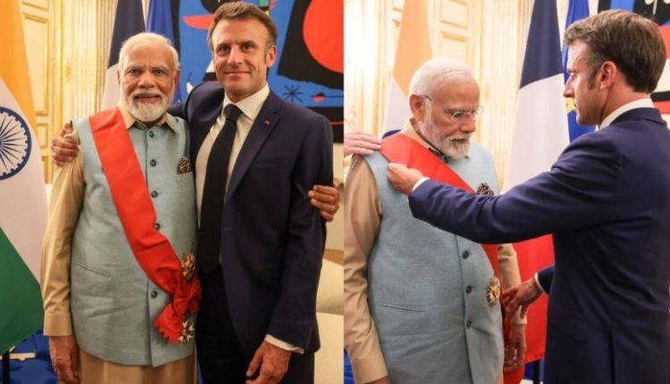 Prime Minister Narendra Modi Conferred with France's Highest Honour, the Grand Cross of the Legion of Honour