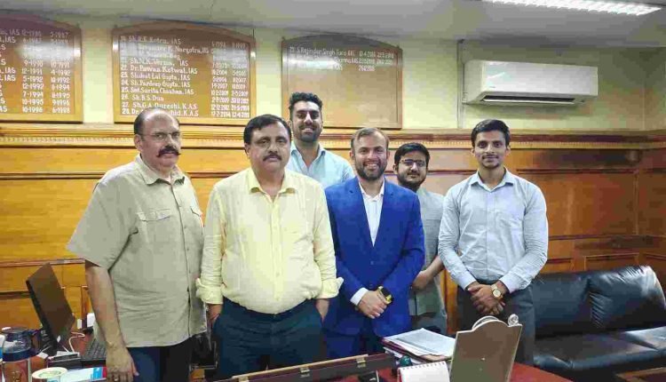 A delegation from the Confederation of Indian Industry (CII) Jammu and Kashmir, led by Mr. Archit Puri, Chairman of CII J&K,