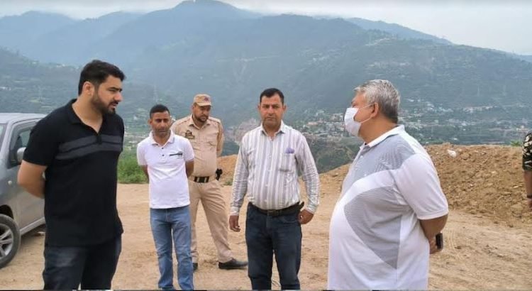DC inspects progress of Truck Terminal, MRF & Solid Waste Management Plant in Doda