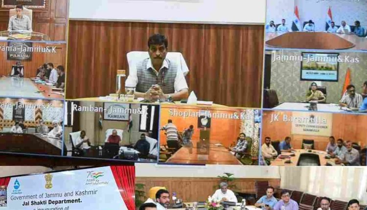 CSDr.Arun Kumar Mehta  kick starts ‘JJM Fortnight' for certification of ‘Har Ghar Nal Se Jal’