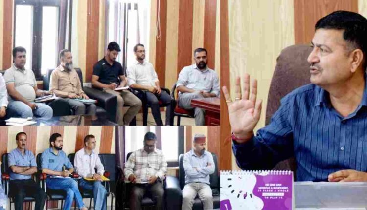 ADDC Kishtwar reviews performance of Agriculture, allied Sectors