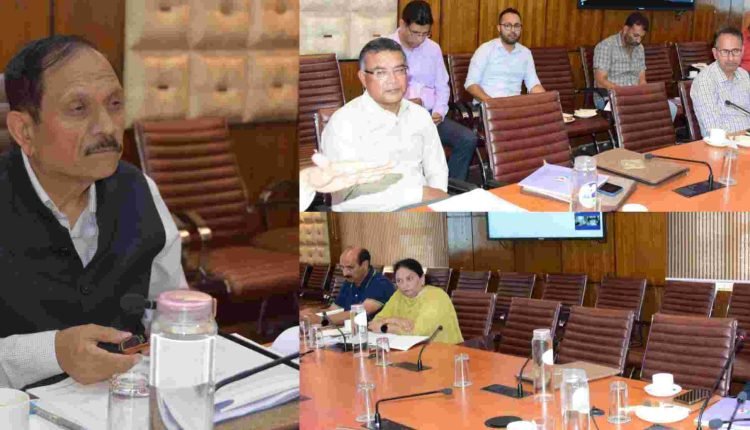 Advisor Bhatnagar chairs 54th AGM, 69th BoDs meet of JKAIDCL
