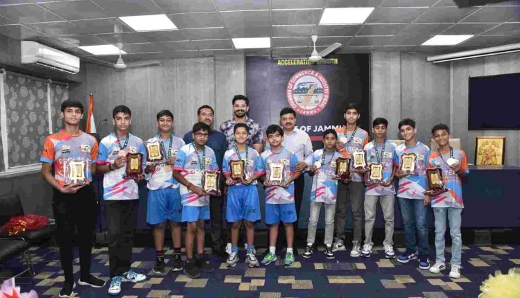 Chamber of Commerce & Industry Honors Jammu Players for Glorious Performance at MACAU Roller Hockey Championship