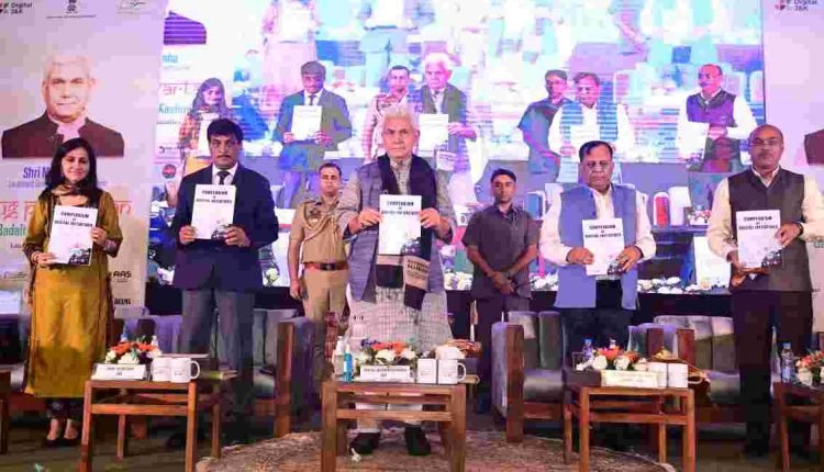 Lt Governor Manoj Sinha dedicated various digital initiatives to the people of J&K