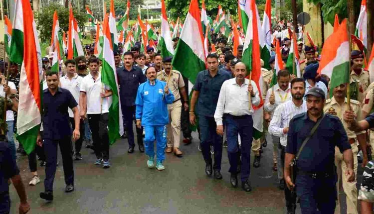 Advisor Bhatnagar leads mega Tiranga Rally at Jammu