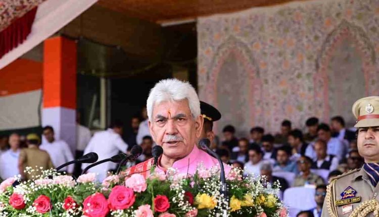 Independence Day Address by Shri Manoj Sinha, Honorable Lieutenant Governor, Union Territory of J&K , August 15th, 2023