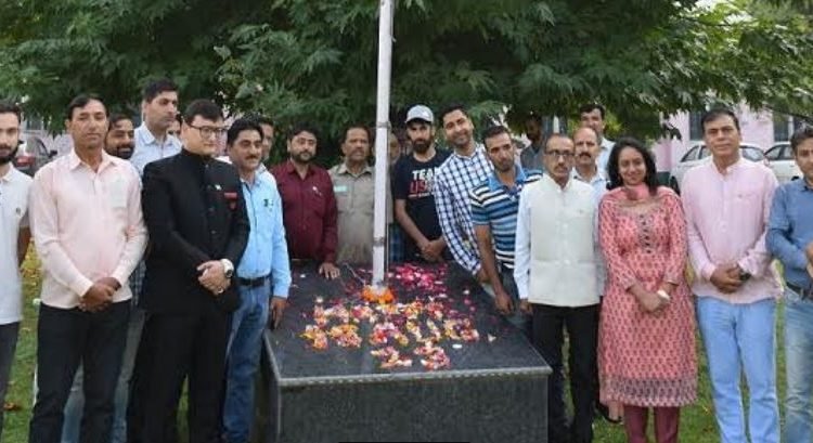 DIPR celebrates 77th Independence Day ;Dir. Info hoists National Flag at Srinagar