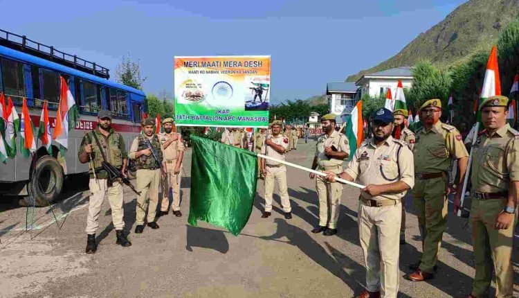 Meri Maati Mera Desh: JKAP-14th Bn organizes Tiranga rally at Manasbal