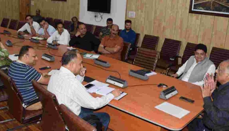 PD&MD organizes three day ideas workshop at Srinagar